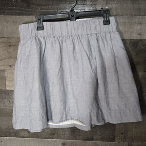 J.Crew cotton and linen mini skirt
